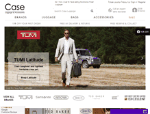 Tablet Screenshot of caseluggage.com